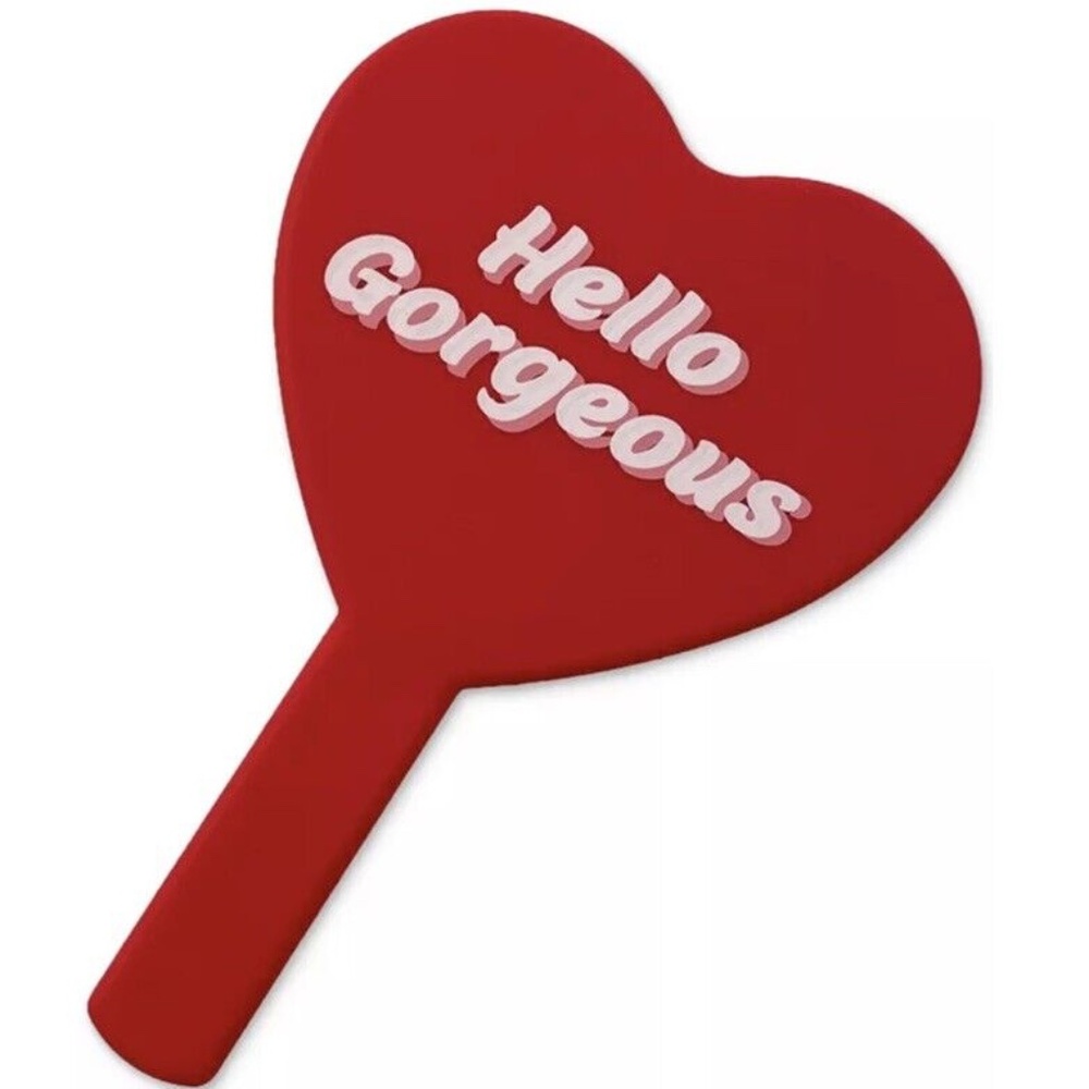 Macy's Benefit Hello Gorgeous Handheld Heart Mirror
